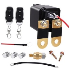 Remote Battery Disconnect Switch 12V 120A/200A/240 A/250A, Side Post DC12V 200A