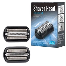 2PACK Replacement Shaver Foil Head Part Cutter For Braun Razor Blade 32B 3 Serie