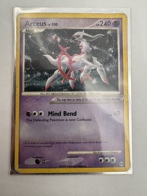 FREE SHIPPING RARE Arceus (AR7) AR7 Holo Arceus Pokemon NM