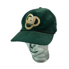 Ski Summit Colorado Green Corduroy Rope Baseball Hat Cap Powder Tested One Size