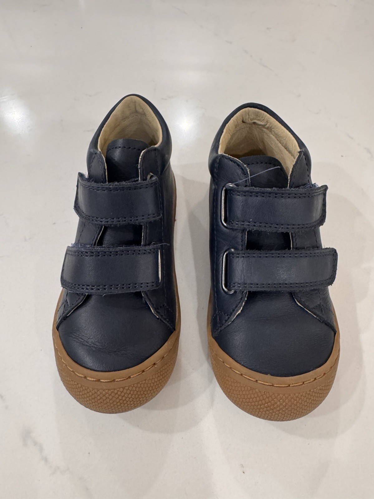 Navy Leather, Size 23 Us 7  For Toddlers