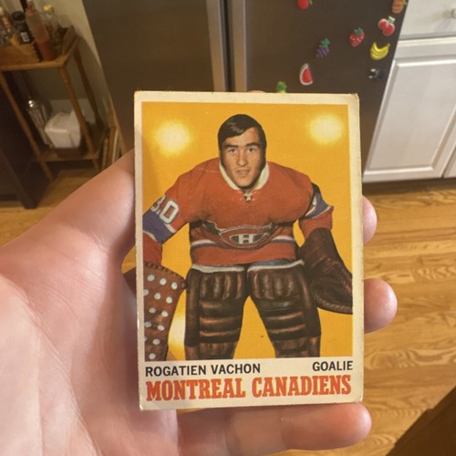 Rogatien Vachon #49 1970 Topps card