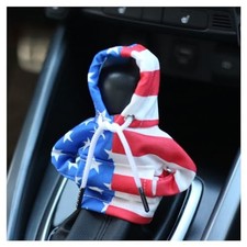 Car Gear Shift Cover with US Flag Design,Fashionable Gear Shift Colorful/L R