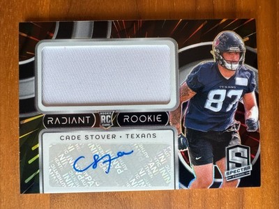 2024 Spectra Football Cade Stover RRP-CSR Hyper Prizm /60