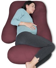 Pregnancy Pillows for Sleeping - U Shaped Full Body Maternity Pillow with Rem...