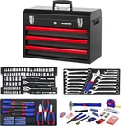 WORKPRO 408-Piece Mechanic Tool Set-Socket Set with Heavy Duty Tool Box Storage