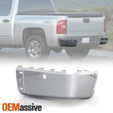 For 07 Silverado Sierra 1500 2500hd Rear Bumper End Cap W Sensor Hole Passenger For 07 Silverado Sierra 1500 2500hd Rear Bumper End Cap W Sensor Hole Passenger