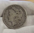 1880 O US Morgan Dollar $1 (Cleaned) VG