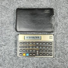 Vintage Hewlett Packard HP 12C Financial Calculator RPN Finance w/ Case - TESTED