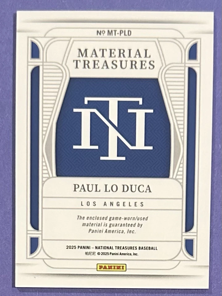 National Treasures Paul Lo Duca Patch Dodgers 2025 Foto 2 de 2