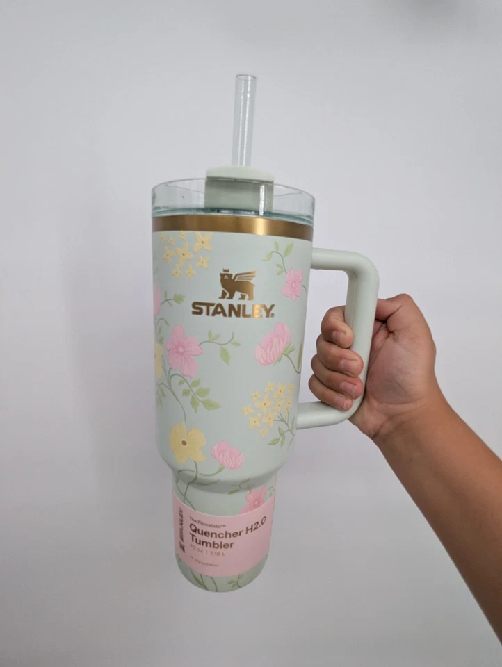 NEW STANLETY cup 40 oz Easter Quencher Flowstate Tumbler Spring Blossoms 2026 - Image 3 of 4