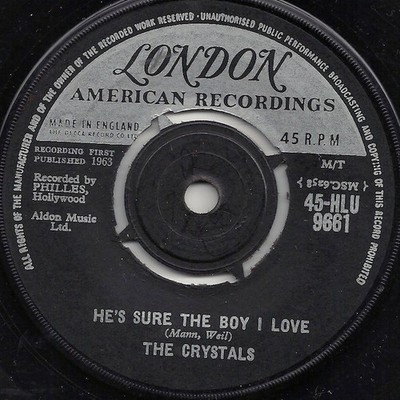 The Crystals - He's Sure The Boy I Love (7'', Single, Mono) (Near Mint (NM or M-)