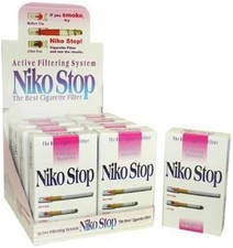 Niko Stop Cigarette Filter 24 Packs, 30 Filters/PK, Nikostop Nic Tar Out Filters