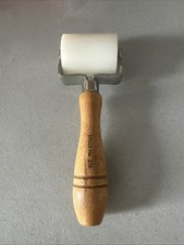 Vintage EMBEE No. 216 Seam Roller 2" Flat Solid Maple Handle EUC HTF