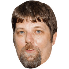 David W. Harper (Beard) Celebrity Mask, Flat Card Face, Fancy Dress Mask