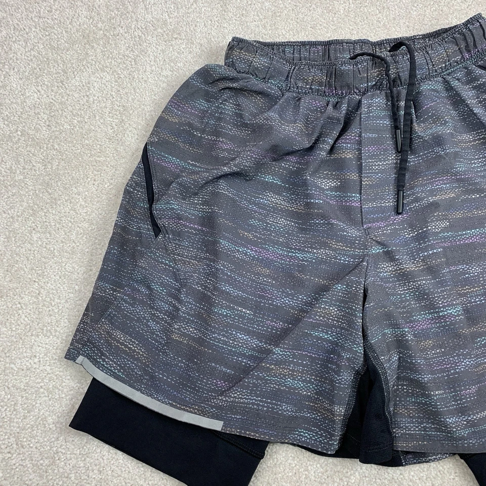 Lululemon Surge Light Corto 6" Forrado Para Hombre Pequeño Reflectante Cremallera Bolsillo Correr Foto 4 de 4