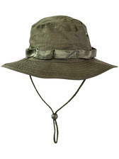 Herren Boonie Hat grün S unifarben breite Kr...