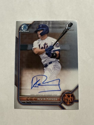 #ad 2022 Bowman Draft Chrome Kevin Parade CPA KP Auto 1st Prospect RC Mets $7.99