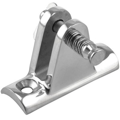 Verdeckbeschlag Edelstahl A4 Sicherungsbolzen Sicherung Basis Gewölbt Bimini V4A