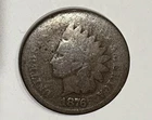 1876 indian head cent penny us coins
