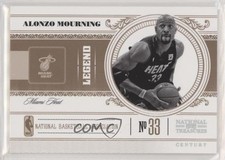2010 Playoff National Treasures Legend Century Silver 9/10 Alonzo Mourning 1j6