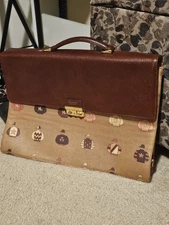 Monrif Italian Briefcase World Equestrian Games 1998 Business Messenger Bag Roma