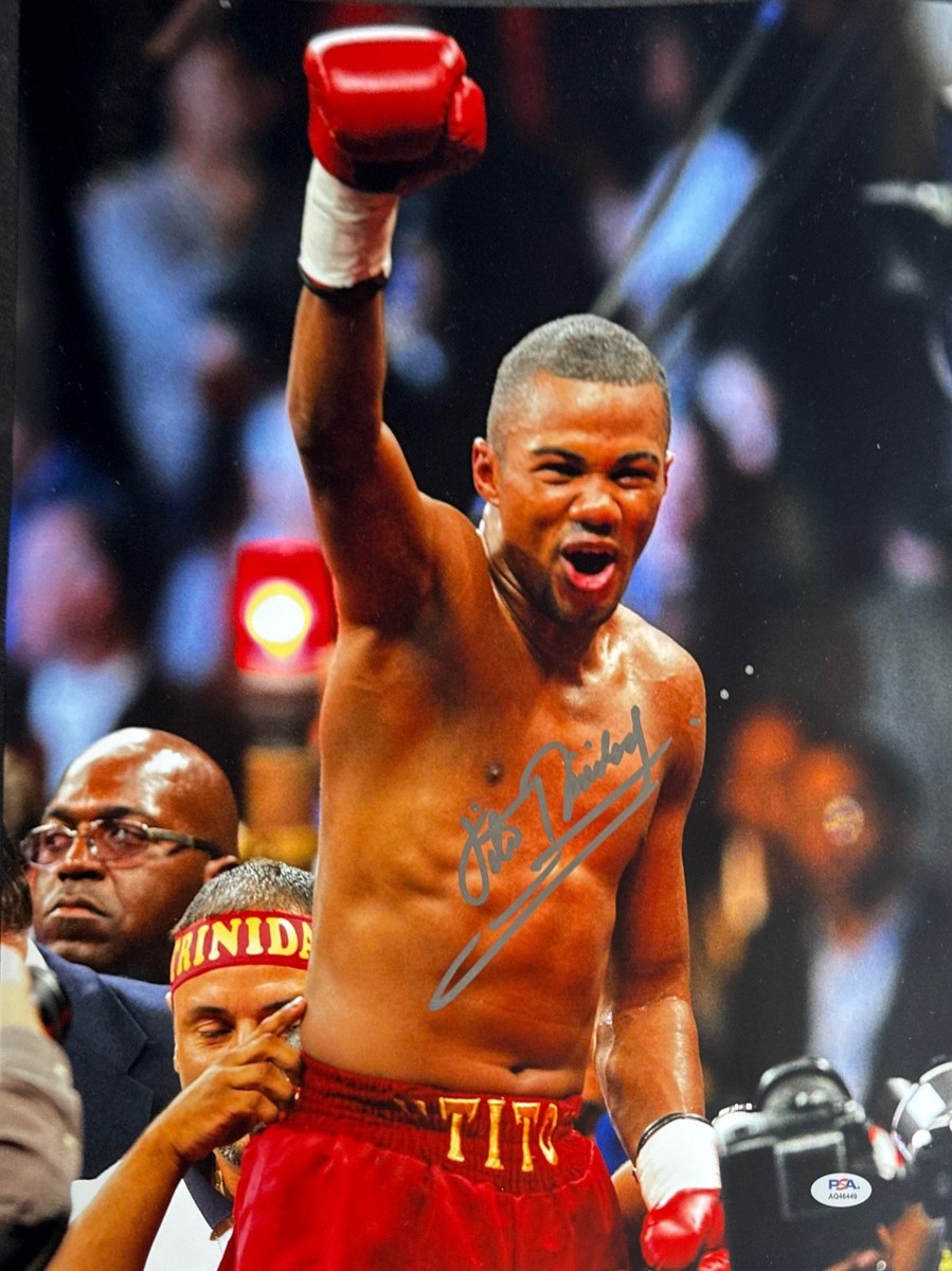 Felix Tito Trinidad Signed 16x20 Boxing Photo WBC Champion PSA