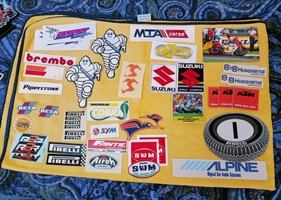 LOT OF 43 STICKERS STICKERS Motorcycle