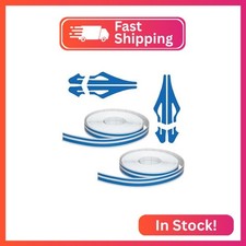 2 Rolls 32Ft Car Vinyl Pinstriping Tape Stripe Decal, DIY Car Body Side Stripes