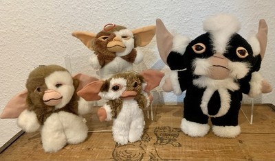 GREMLINS Plüschtier Set 1 - 4 Stück: 1x Stryfe 3x Gizmo 1994 Warner Bros Vintage
