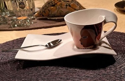 Zwei Kaffeetassen , ohne Tablett, Serie NEW WAVE