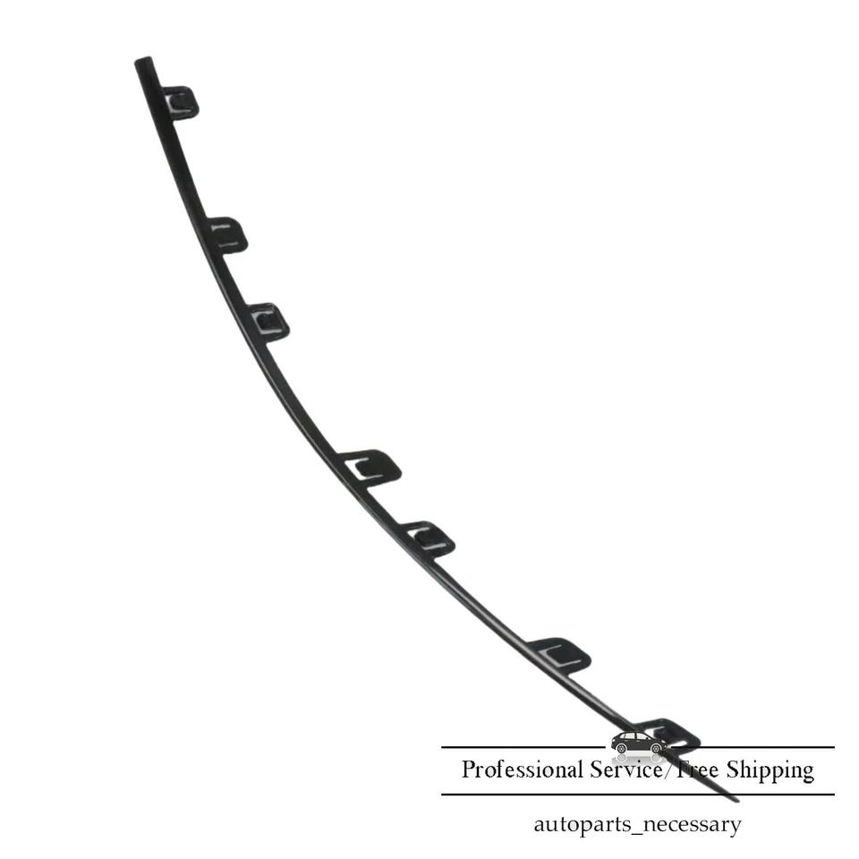 Moldura de parachoques delantero izquierdo negro brillante para Mercedes 300C 300CD C300 C43 AMG Foto 4 de 4