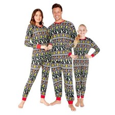 Shrek Christmas Matching Family Pajamas Holiday Couples Loungewear Multi Men,