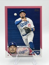 2023 Topps Series 2 #580 Miguel Rojas Mother's Day Hot Pink /50 Dodgers