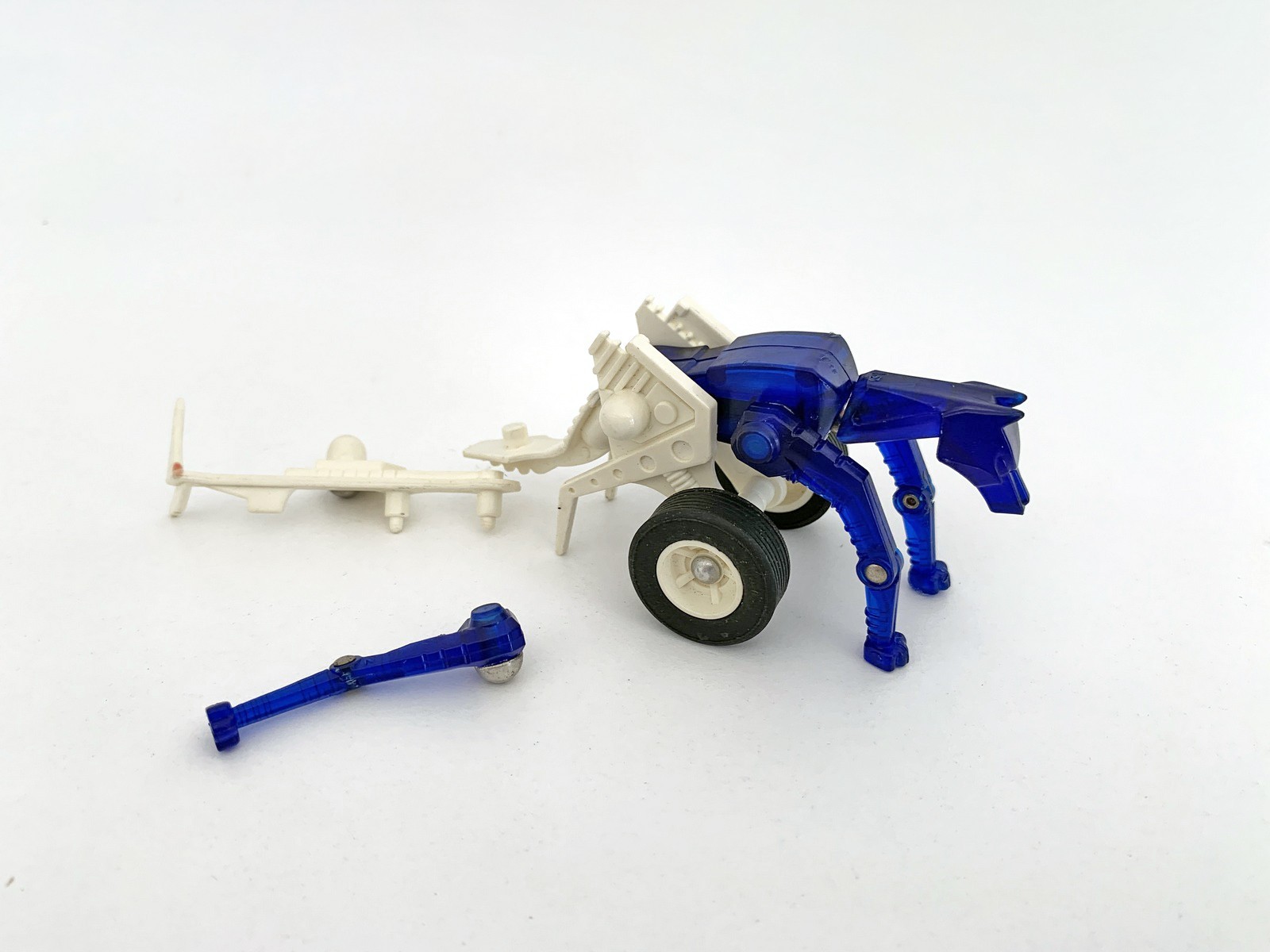 Takara Microman Titan Doberman Machine T422 Blue Micronauts Japan Vintage