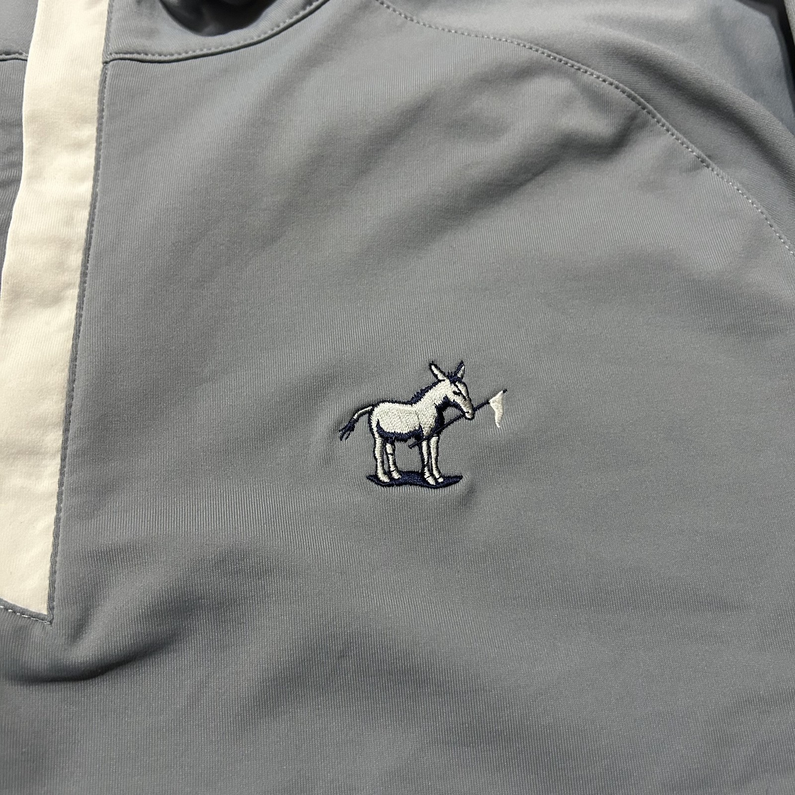 Peter Millar Forge Pullover Mens Medium Gray Scot… - image 7