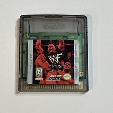 1998 WWF ATTITUDE GAME BOY COLOR CARTRIDGE GAME- Tested/ Authentic