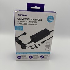 Targus 100W Universal Charger for Most USB-C Laptops - Black, 092636369262