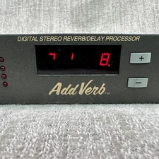 VTG 1980s Peavey ADDVERB Digital Stereo Reverb/Delay Processor Power Tested Only