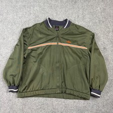 Nike Track Jacket Boys Lg Green Full Zip Sports Y2K Bomber Windbreaker Vintage