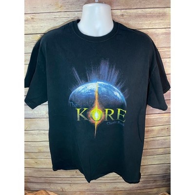 Rare Y2K The Kore Classic Rock Concert Shirt Size XL Black