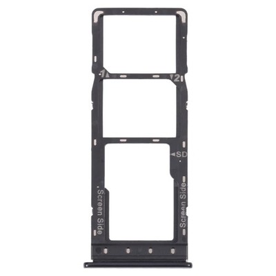For Tecno Spark 6 KE7 SIM Card Tray + SIM Card Tray + Micro SD Card Tray, For T