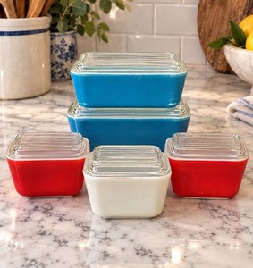Pyrex Primary Refrigerator Set | eBay