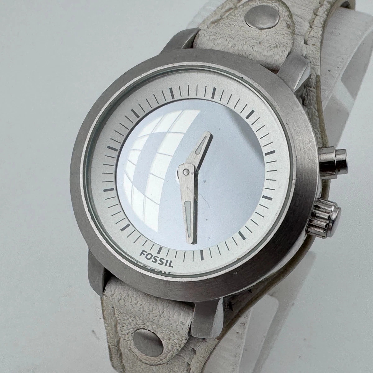 Fossil Big Tic Stainless Steel Band Analog & Digital Wristwatches