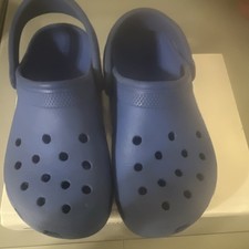 Crocs Classic Clog Sandal Blue Slip-On Adjust...
