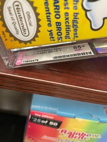 Super Mario Bros. 1, 2 AND 3 Graded WATA 9.0, WATA 8.5 and VGA 85