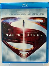 Man of Steel Warner Bros 2013 Blu-ray 2-Disc Set w/Digital Offer Excellent