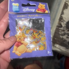 Disney Winnie The Pooh Stickers. Quantity 100.  New Sealed