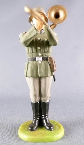 ELASTOLIN (6): groupe de 6 figurines en composition, armée B - Lot 16