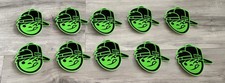 10 - Stickers - Neff Skateboard Sticker Green 3-12 Smiley Face